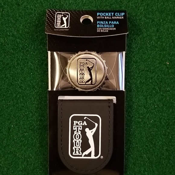 PGA Tour Pocket Clip With Ball Marker - Picture 2 of 4